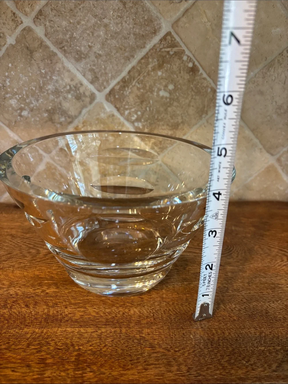Stunning Crystal Serving Bowl - Elegant  Design